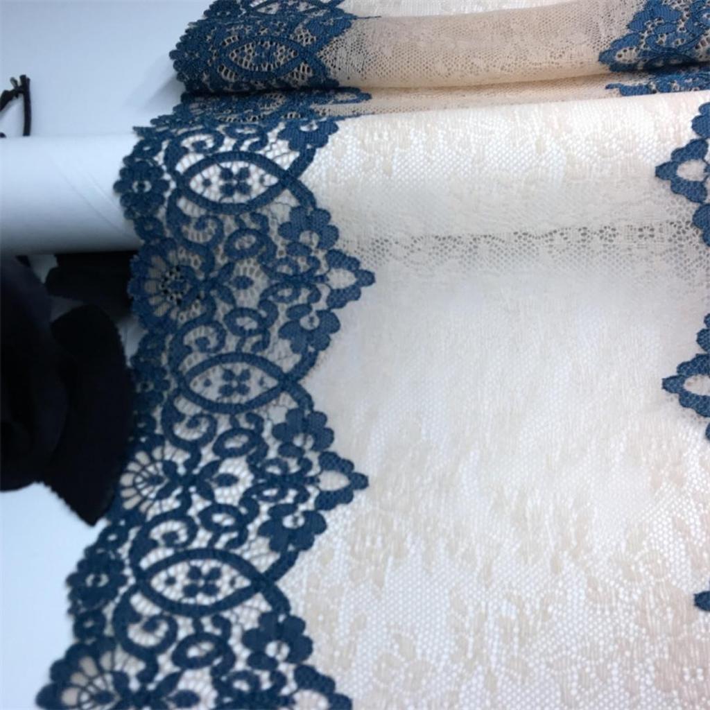 23.5cm Wide Stretch Elastic Lace – Soft & Decorative Trim for Underwear, Bra, Lingerie, Garment, Sewing & Crafting