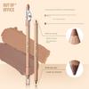 Ooo Double-Ended Lip Liner Pencil 3D Out of Office Double-Ended 3D Lip Liner Pencil Y01 Nude Apricot Soft Coffee Natural