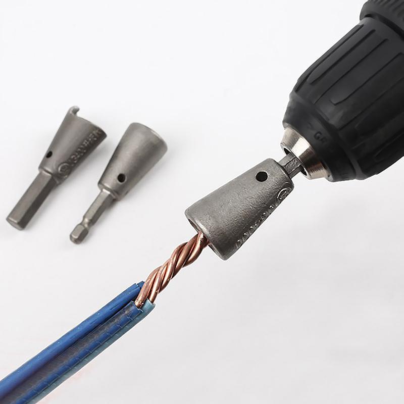 Electric Drill Wire-Twisting Tool Splitter Automatic Hexagonal Handle Metal Quick Wiring Twisting Splitter