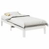 VidaXL Bed Frames Without Mattress White 90x200 Cm Solid Pine Wood, Bedroom Furniture, Slatted Base, Double Bed, Bed, Bed Frame, 859221