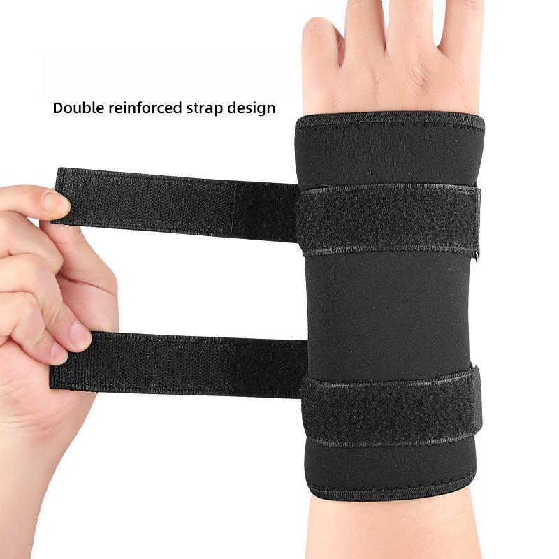 Zápěstní pevná ortéza obal tlakový suchý zip nastavitelný kettlebell předloketní podložky fitness sportovní chránič