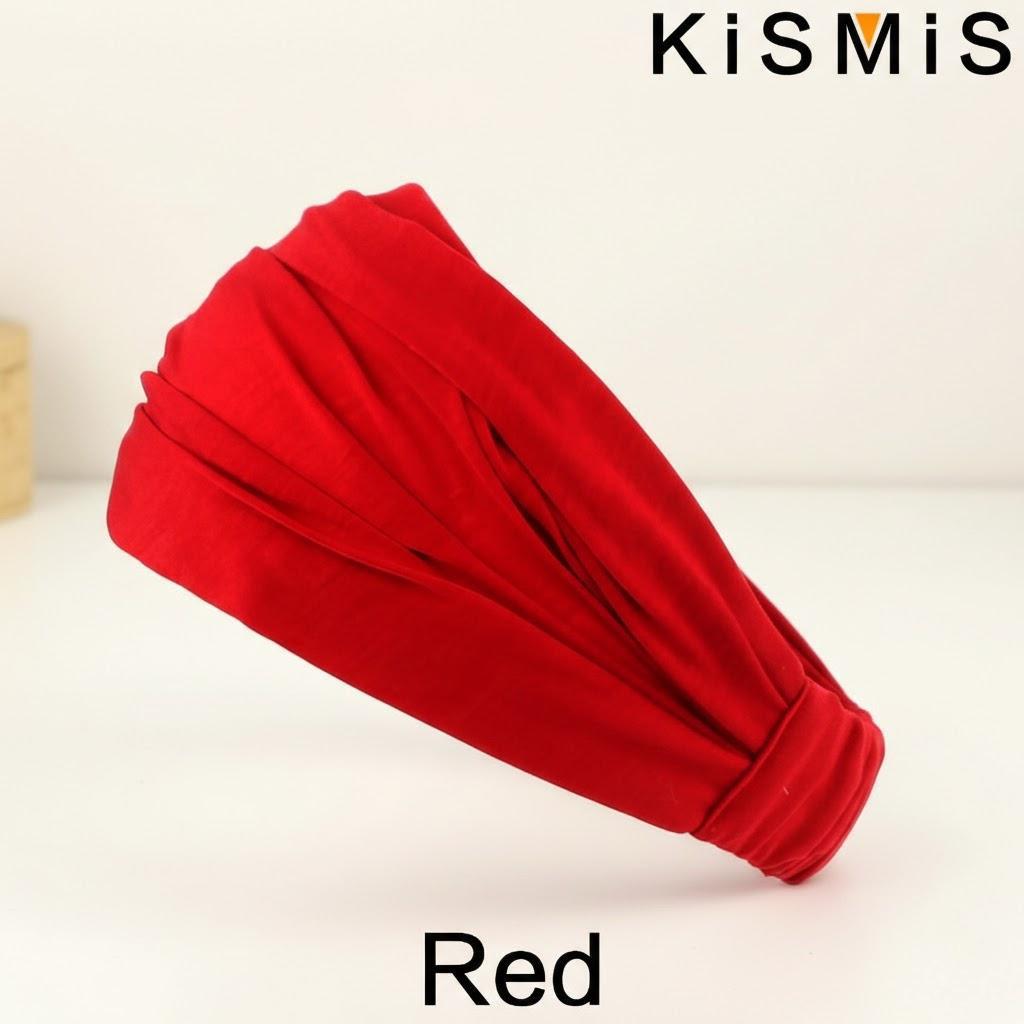 

Lightweight Bandana Headbands Set Sweatband Hair Accessories Comfortable Headwear for Men Women Kids красный