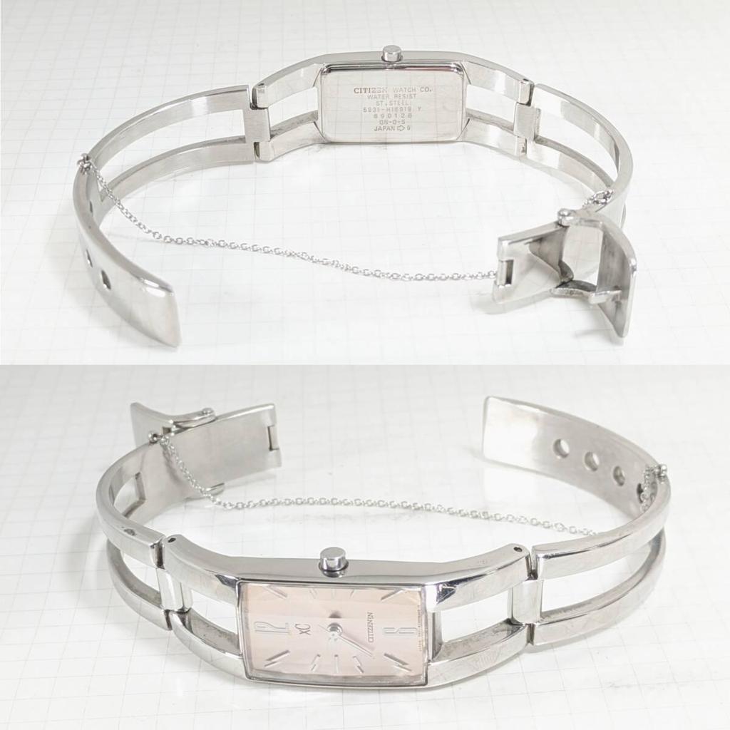 Used Citizen XC Bangle Type Ladies Watch, Battery Replaced, Working Condition, B-82