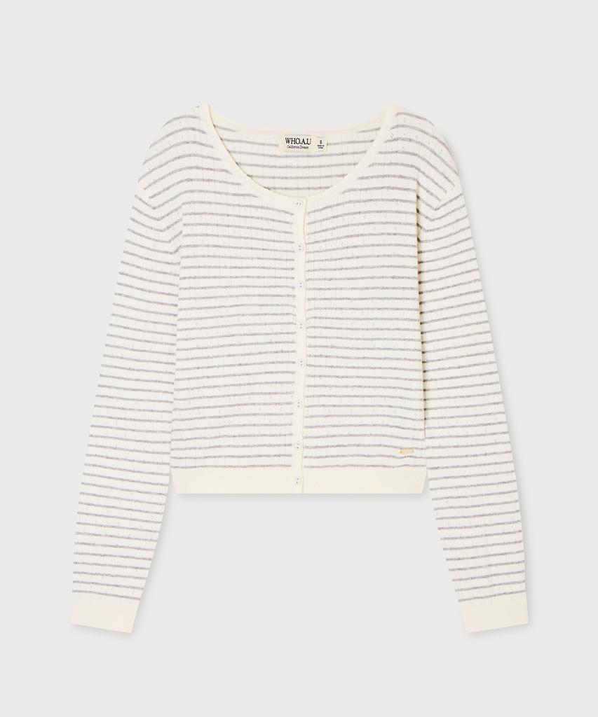 Who.A.U Punching Skashi Cardigan (Set-Up) / Whckg2433F