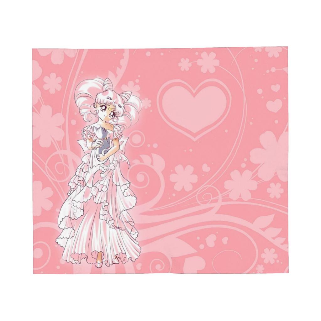 Koce Anime S-Sailor M-Moon Polarowe Na Cały Sezon Wielofunkcyjne Lekkie Cienkie Kocyki na Sofę Sypialnię Poszewki na Kołdrę