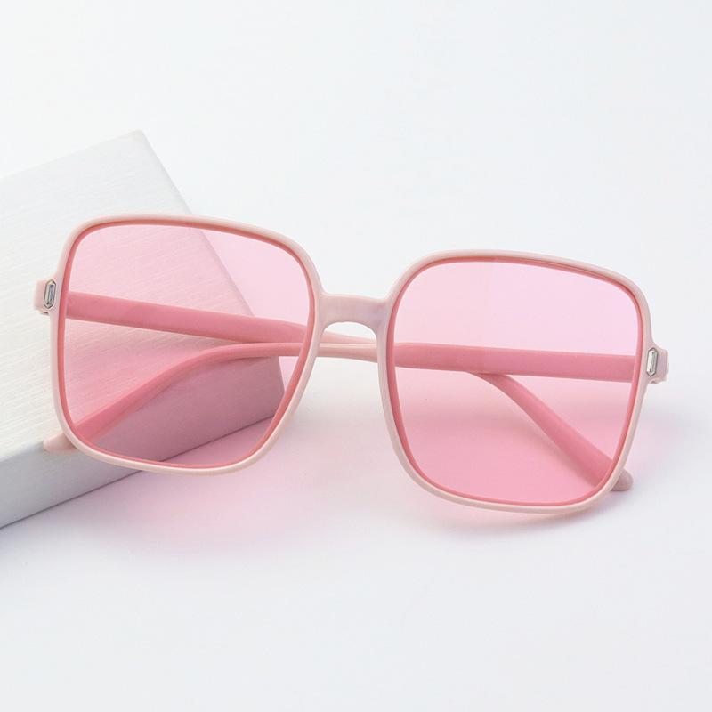 Square Sunglasses Women'S Sunglasses Gradual Change Color Glasses Women'S Uv Protection Large Frame Thin Glasses Frame