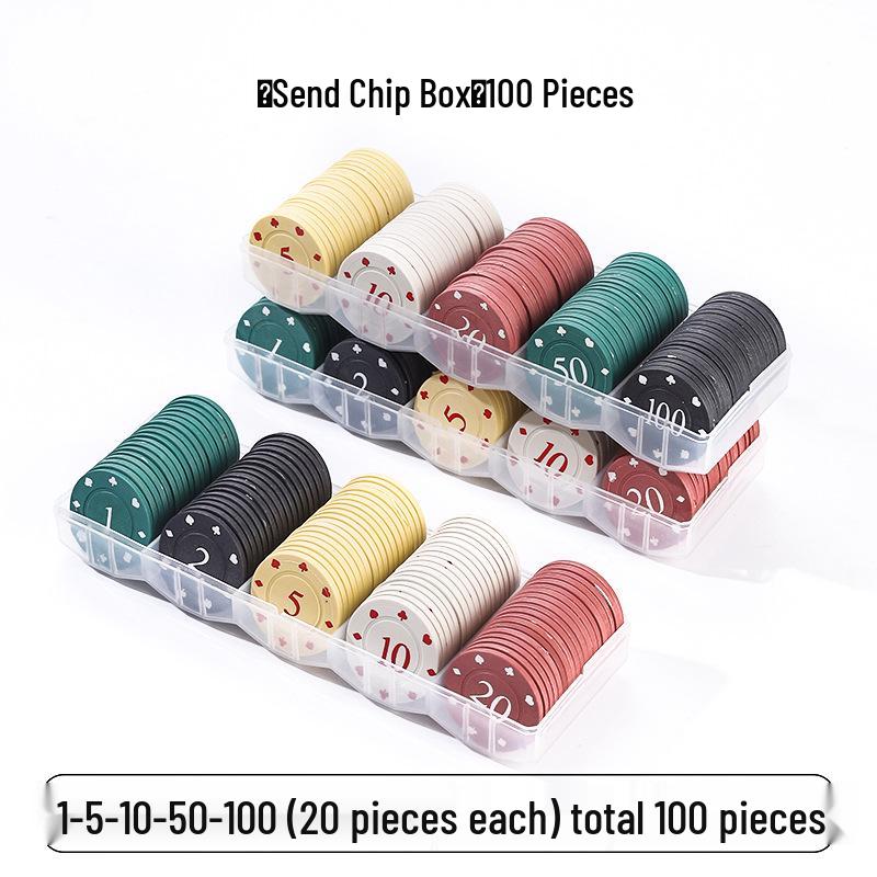 Texas Hold'em & Mahjong Spielchips: Spezielles Münzset für Cardrooms