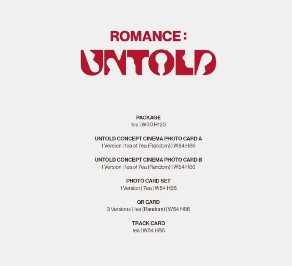 Enhypen o 2º Álbum ROMANCE: NÃO CONTADO (Weverse Ver.)