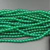 Imperial Green Chalcedony Agate Round Beads for DIY Jewelry & Accessories, Baroque Style