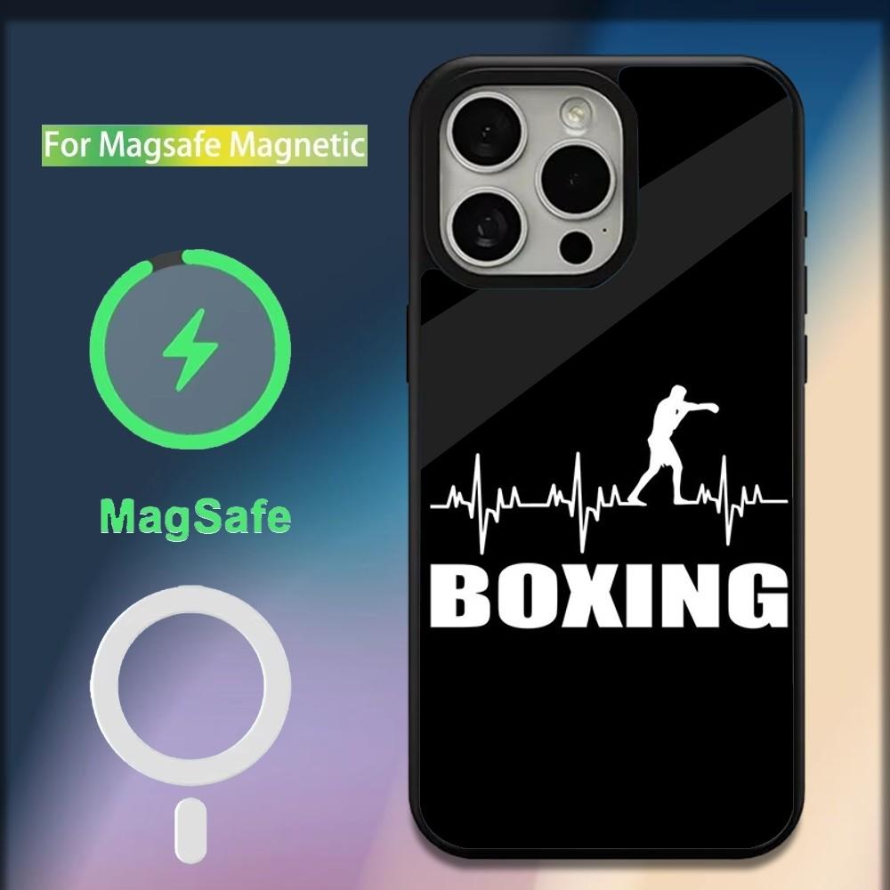 Sport Boxing Gloves Phone Case For iPhone 16,15,14,13,12,11,Plus,Pro,Max,Mini Magsafe Magnetic Wireless Charging