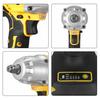 18V Cordless Electric Impact Wrench 800N.m Brushless Wrench Rechargeable 1/2 inches Li-ion Battery For Car Tires Power Tools