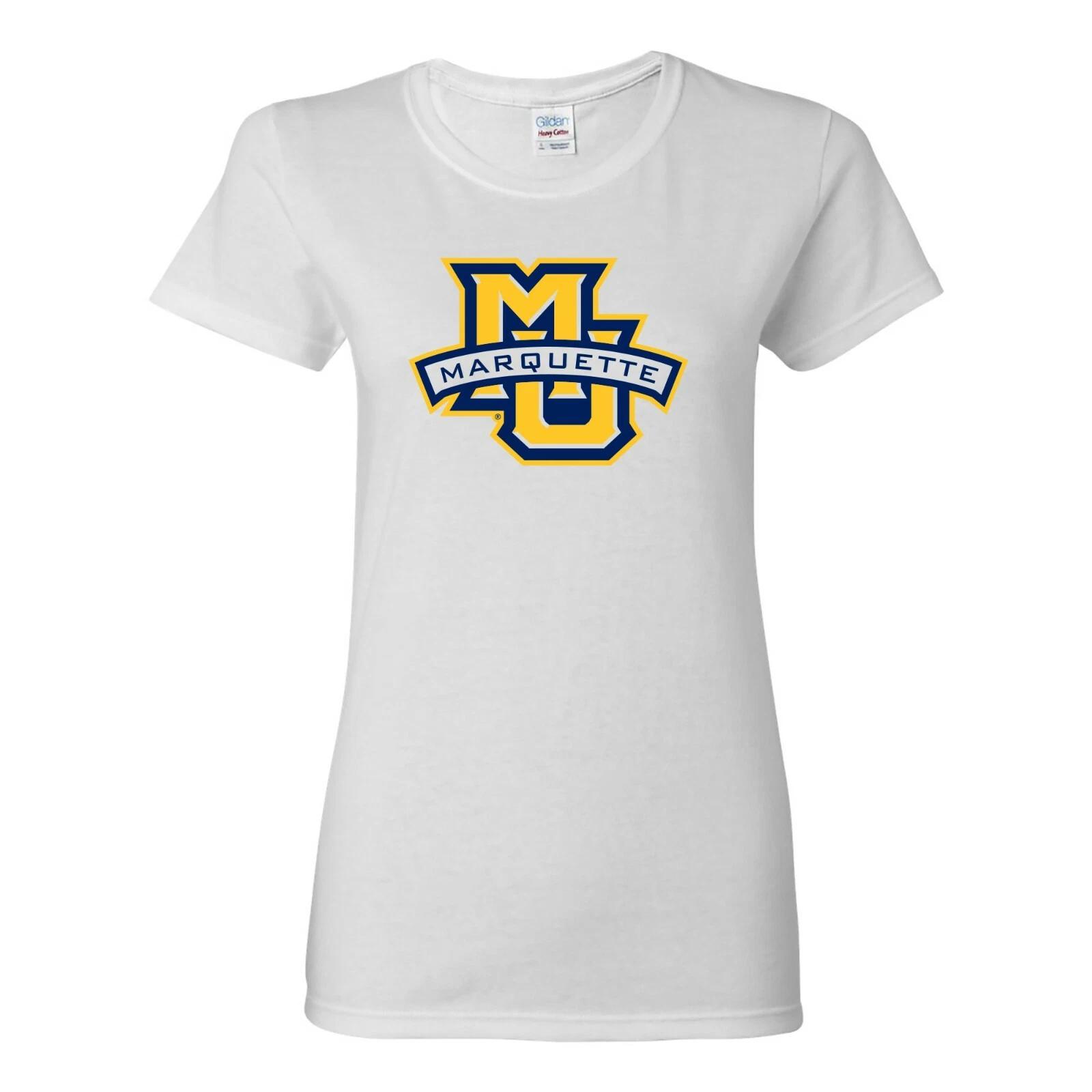Marquette Golden Eagles Primary Logo Womens T-Shirt - White L