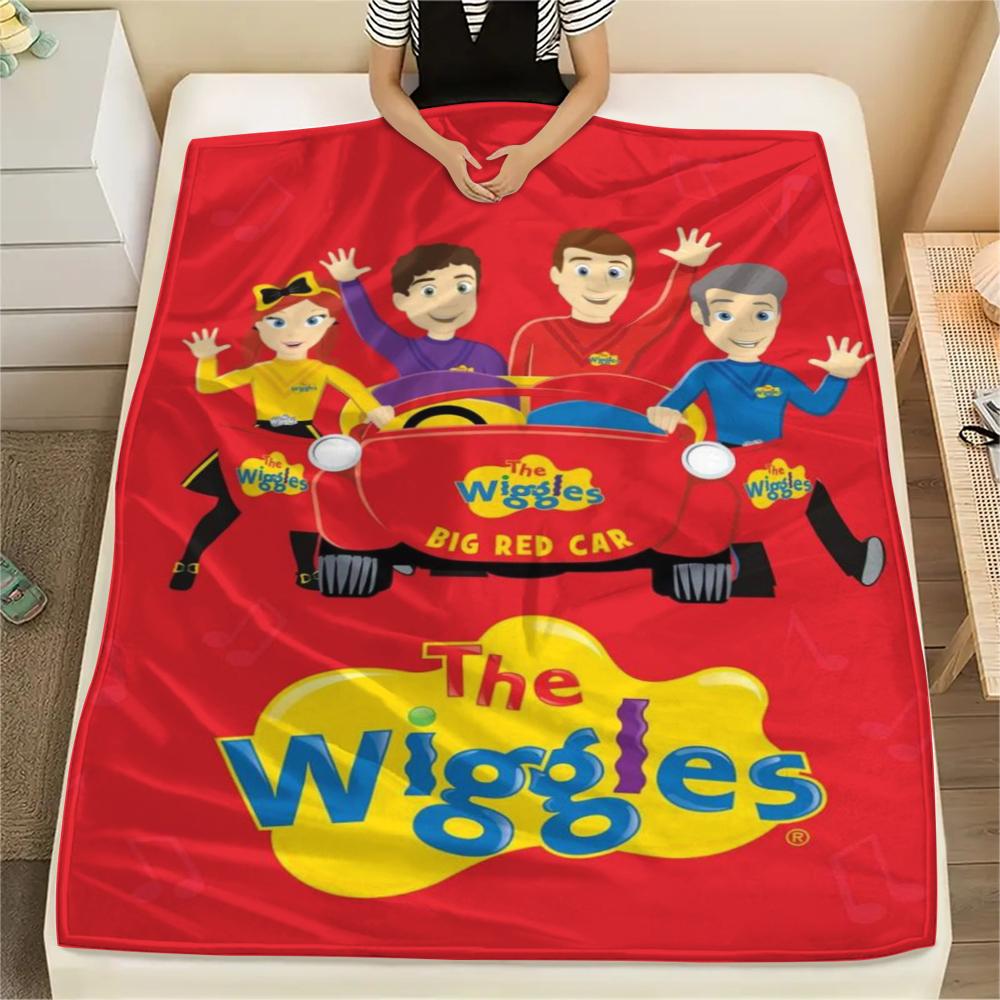 

1PC The Wiggles Print Flannel Blanket, High quality Comfortable for All Seasons, Home Decor, Warmth and Comfort, Perfect for Christmas Gifts217 80cm x 120cm
