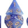 7 Pieces Acrylic Polyhedral Family Table Game for Gathering Board Cafe