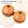 Concave-convex Texture Pocket-sized Rotating Gyro Ball Grip Training Stress Relief Finger Toys