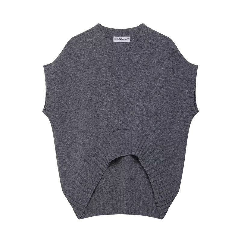 Araltay New Western Style Women Clothes Versitile Fashion Simple Wool Knitting Oversized Vest 6771112