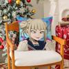 My Hero Academia Himiko Toga Pillow Case Silky Elegant Comfort Sofa Bed Invisible Zipper