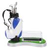 Mini Desktop Golf Bag Pen Holder with Golf Pens Business Card Box Base Souvenir Set Gift
