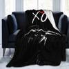 The Weeknd Pop Blankets Flannel Textile Decor Portable Super Soft Throw Blankets for Sofa Couch Bedspreads