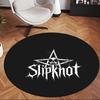 Slipknot (1) Apvalus biuro kilimas Dekoratyvinis grindų kilimas biurui, miegamajam, svetainei ir namų erdvei