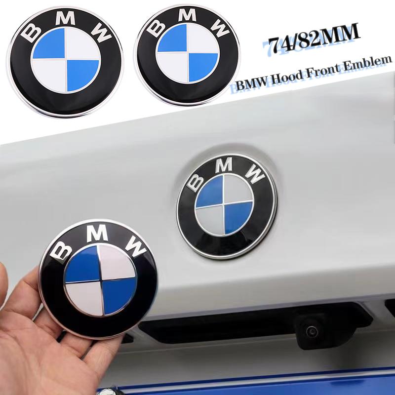 For BMW E46 E39 E38 E90 E60 F10 F30 Z3 Z4 X1 X3 Valve 74/82mm Auto Car Styling Emblem Badge Front Rear Trunk Logo Sticker NH8