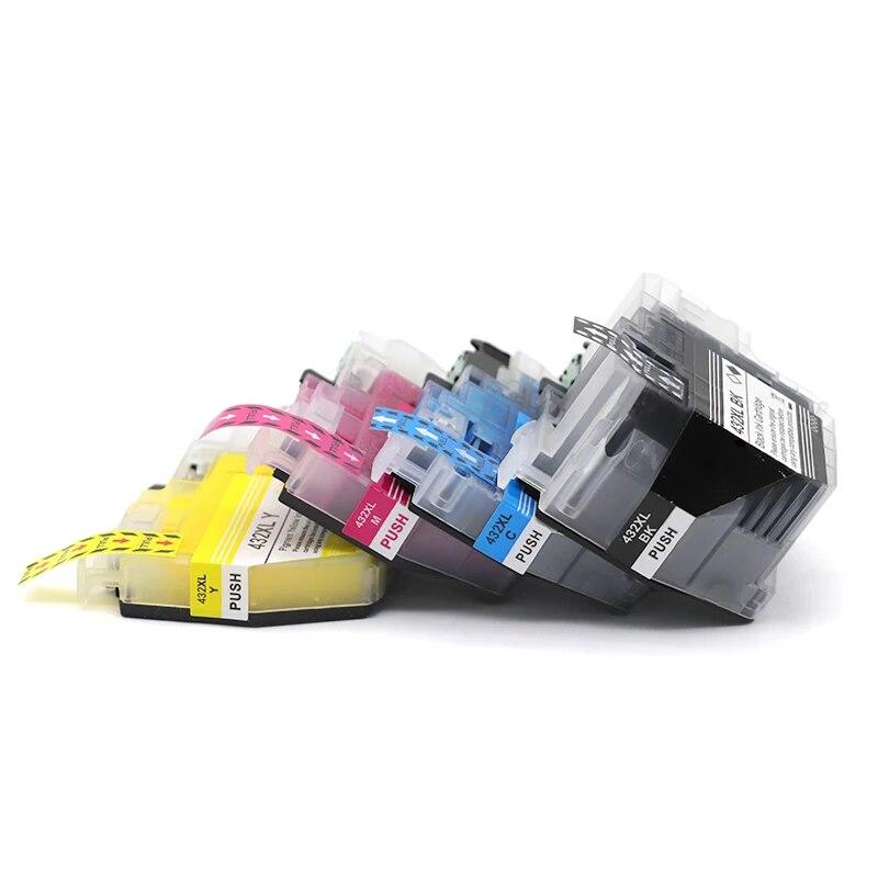 Compatible Ink Cartridges LC432XL Dye Containing Ink for Brother MFC-J5340DW MFC-J5740DW MFC-J6540DW MFC-J6740DW J6940DW Printer