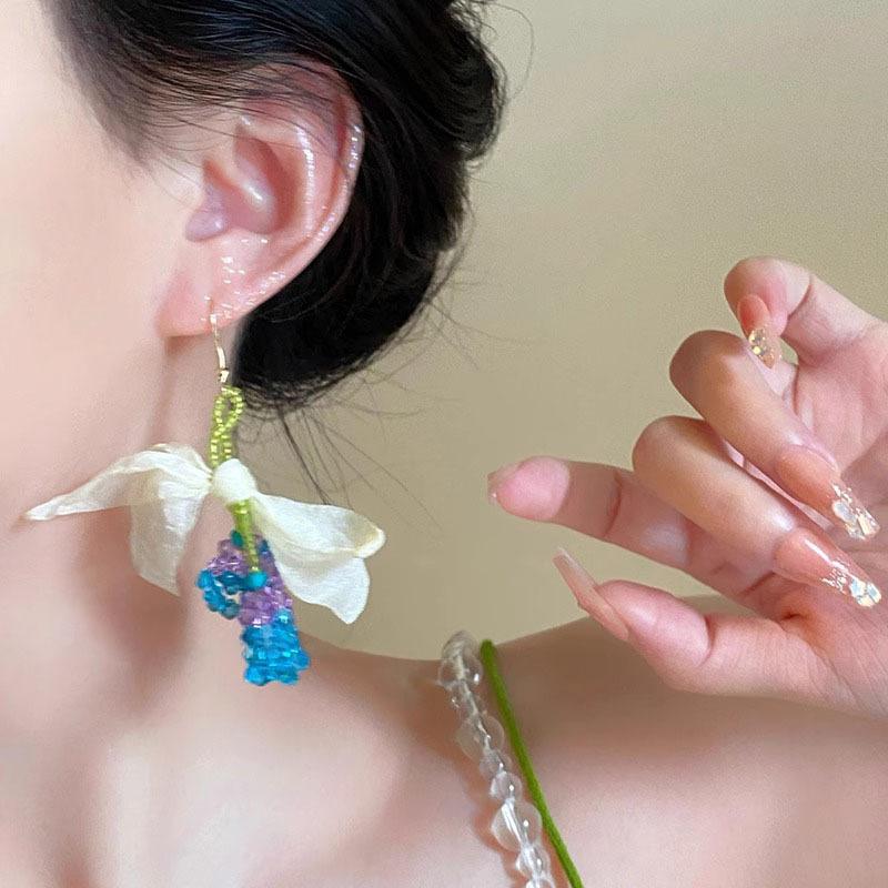 

Новые весенние и летние персонализированные серьги с универсальным темпераментом и милые серьги