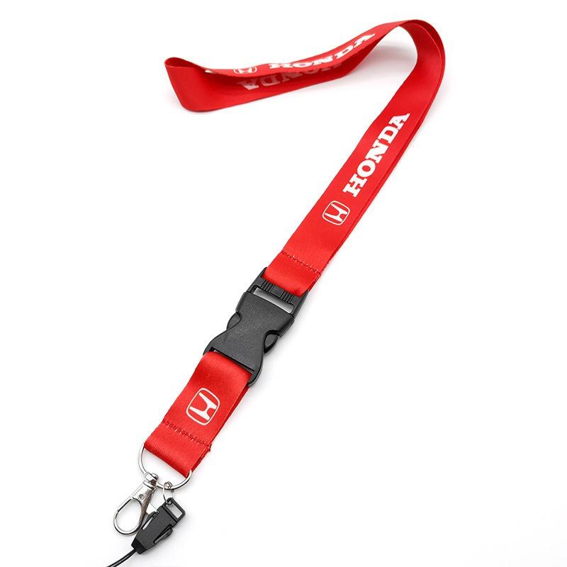 

Honda Motorrad Lanyard Nylon Printing Emblem Style Black White Keychain motorcycle accessories gadget auto Fashion Gifts