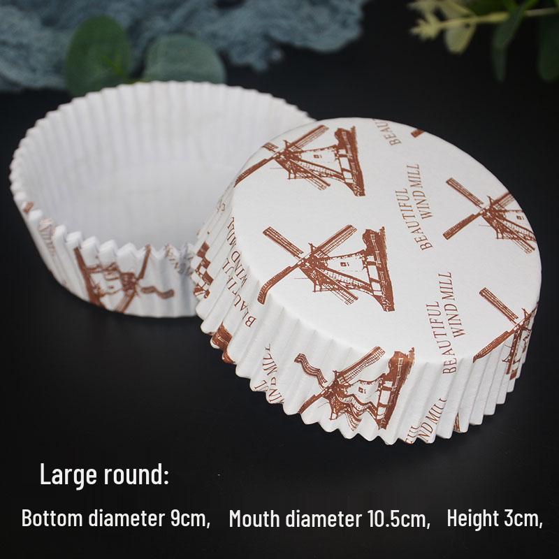 Heat-Resistant Non-Stick Cake Paper Cups, Disposable Boat-Shaped Liners, Oil-Proof Rectangular Baking Mats