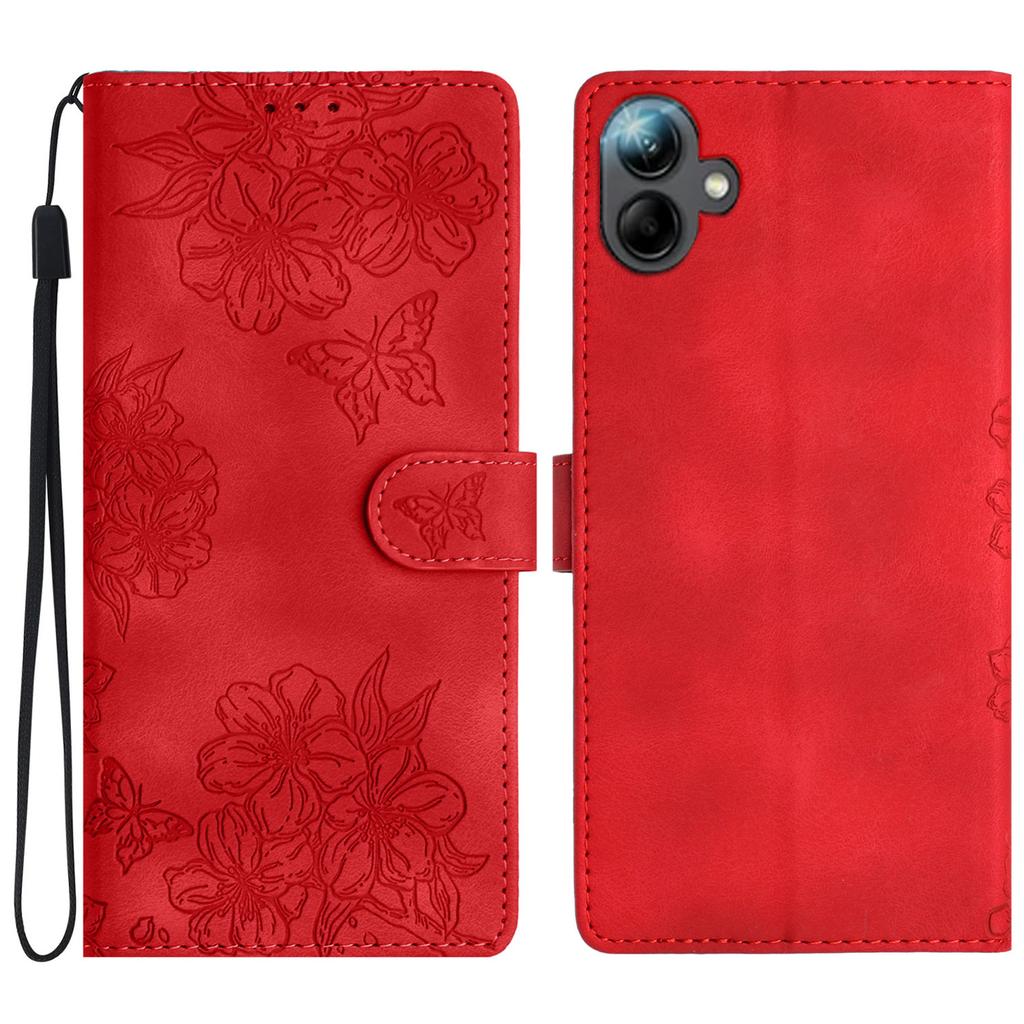 For Samsung Galaxy A05 4G Wholesale Phone Shell PU Leather Imprinted Pattern Wallet Phone Cover