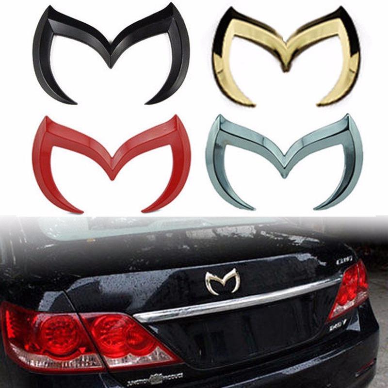 Premium 3d Evil M Emblem Logo Bat Rear Badge Decal For Mazda 3 6 Mazdaspeed Cx Miata