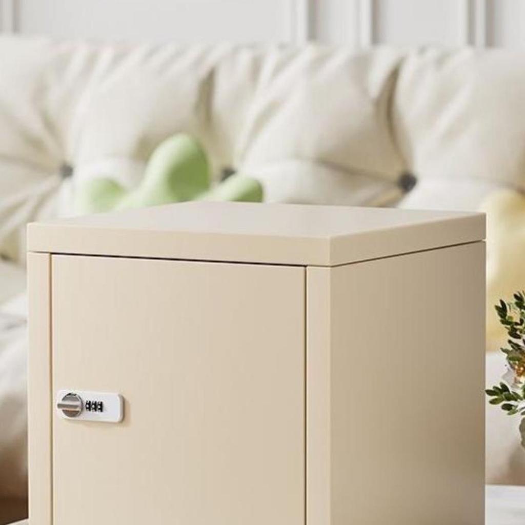 Lockable Steel Desktop File Organizer for Home or Office