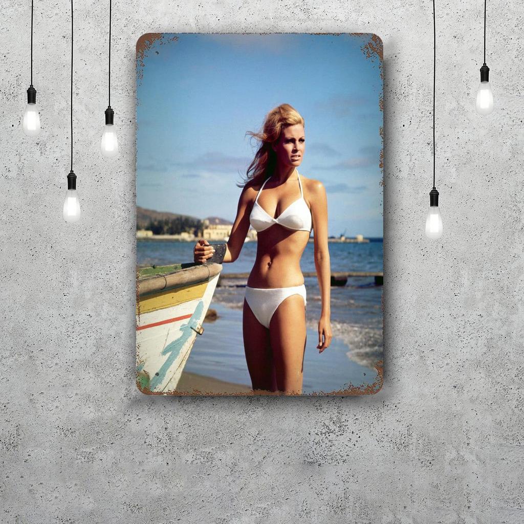 raquel welch Funny Bar Metal Sign Retro Plaque Vintage Sign Alcohol Drinker Pub Club Man Cave Kitchen Wall Decoration