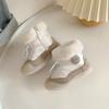 Baby Fleece Lined Snow Boots Infant Soft Sole Toddler Walking Ankle Boots For Boys Girls