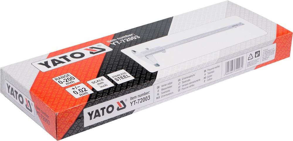 YT-72003 YATO 200mm Caliper