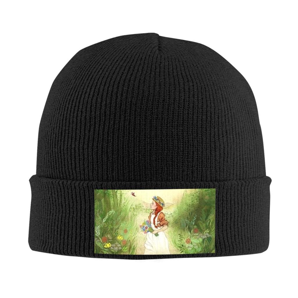Anne Of Green Gables Warm Knitted Cap Winter Knit Bonnet Hat Skullies Beanies Hip Hop Caps for Unisex