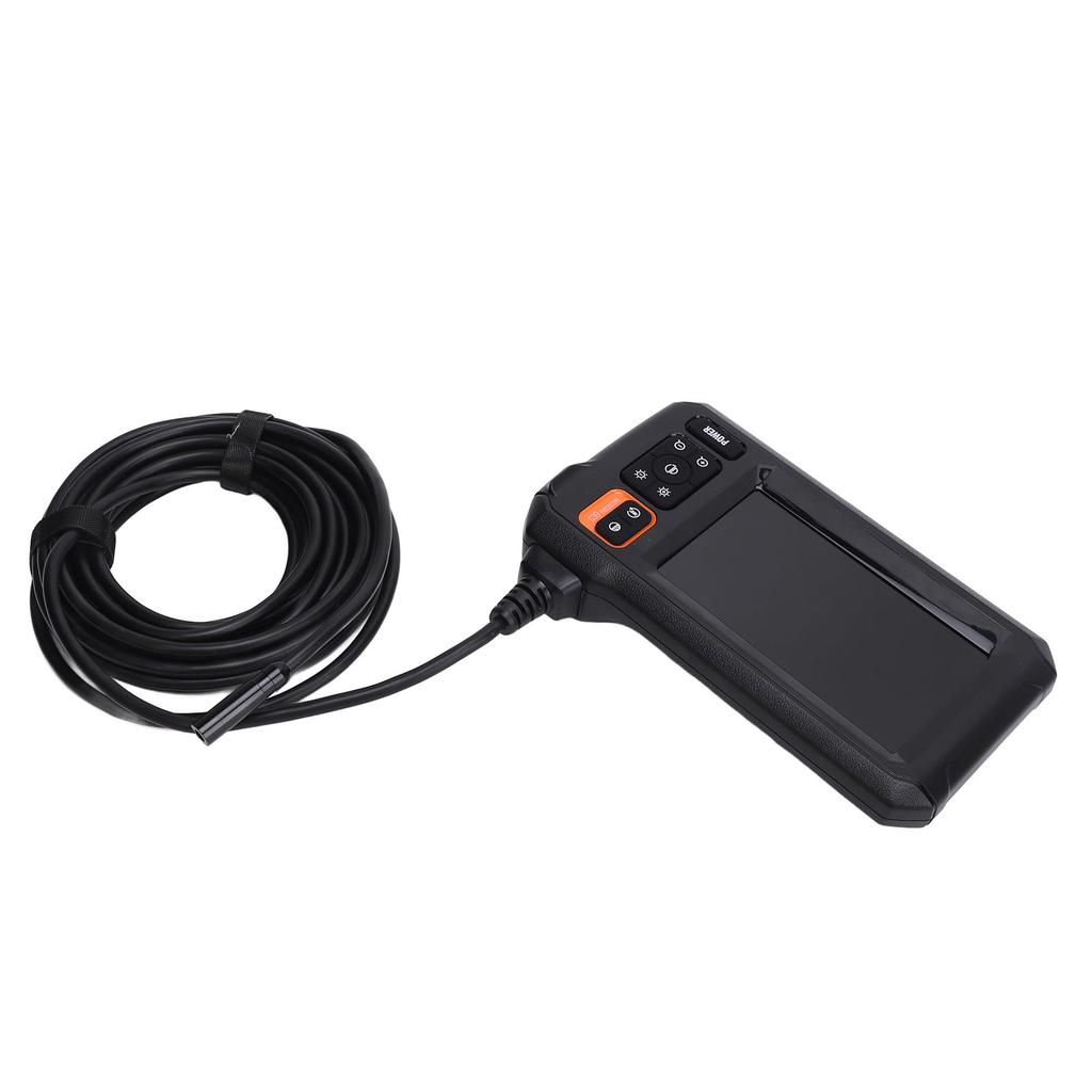Industrielles Endoskop 1080P HD 8mm Objektiv Rohrinspektionskamera mit 4,3 Zoll IPS-Bildschirm und 5m Kabel