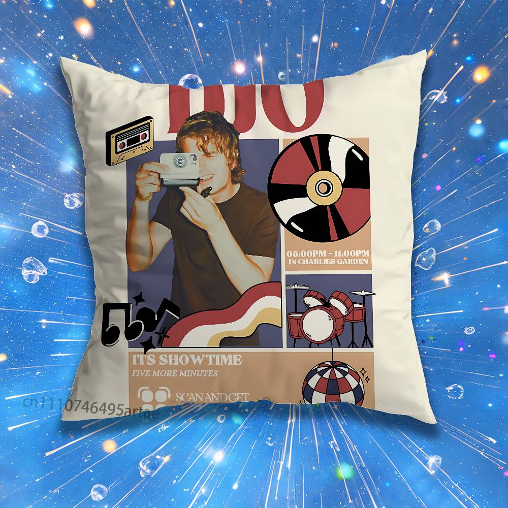For Singer J-Joe Keery Pillow Case For Home Bedroom Car Office Decoration Living Room Sofa Cushion Cover Suitable