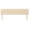 VidaXL 2x Headboards Bedroom Furniture Bed Accessories Single Bed Heads Interior Bed Frame Cream 346289