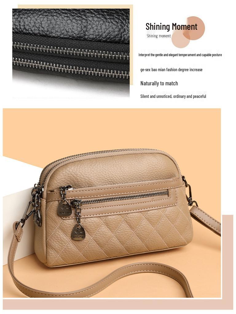 2025 Fashion Diamond Lattice Women's Crossbody Bag: Trendy, High-End Casual Shoulder & Phone Bag