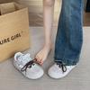 Dexun double mesh shoes ugly cute summer chic niche breathable sports Forrest Gump shallow mouth