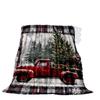Winter Snow Truck Christmas Blanket Blanket Decoration Soft Comfortable Flannel Blanket Sofa Bed Decoration Blanket