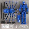 Mehrgelenkiger Beweglicher Roboter 3D-gedruckte Spinnenspielzeuge mit Saugfuß Modell Spielzeug Geschenk Weihnachten Dekompressionswerkzeug
