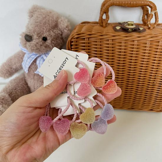Starfish Gummy Baby Hair Tie: No-Damage Star Rubber Band for Infants