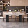 Italian Minimalist Dining Chair, Thickened Double-Layer Backrest Chair, High-Resilience Cushioned Seat with Soft Padding,