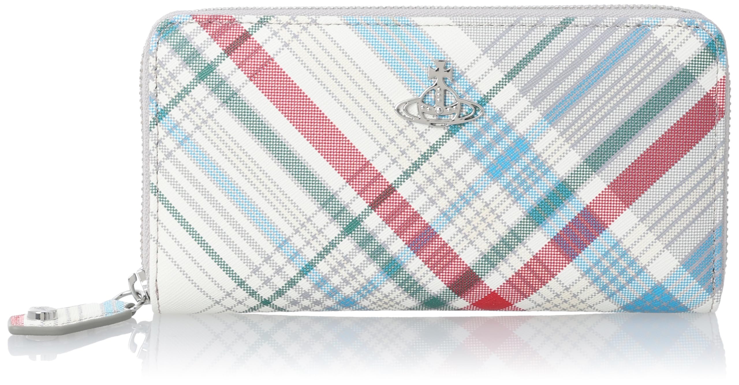 

Wallet Round Zipper 51050023U SAFFIANO PRINT MADRAS CHECK [Vivienne Westwood] Women s [Item]