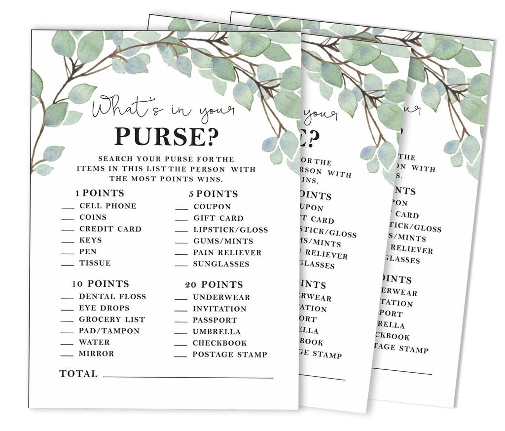 Inkdotpot Bridal Wedding Shower Bachelorette Party Bulk Blank Square Fill In Gift Ideas