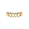European Six-Tooth & Four-Tooth Hollow Fangs with Flat Teeth Hip Hop Grill Set
