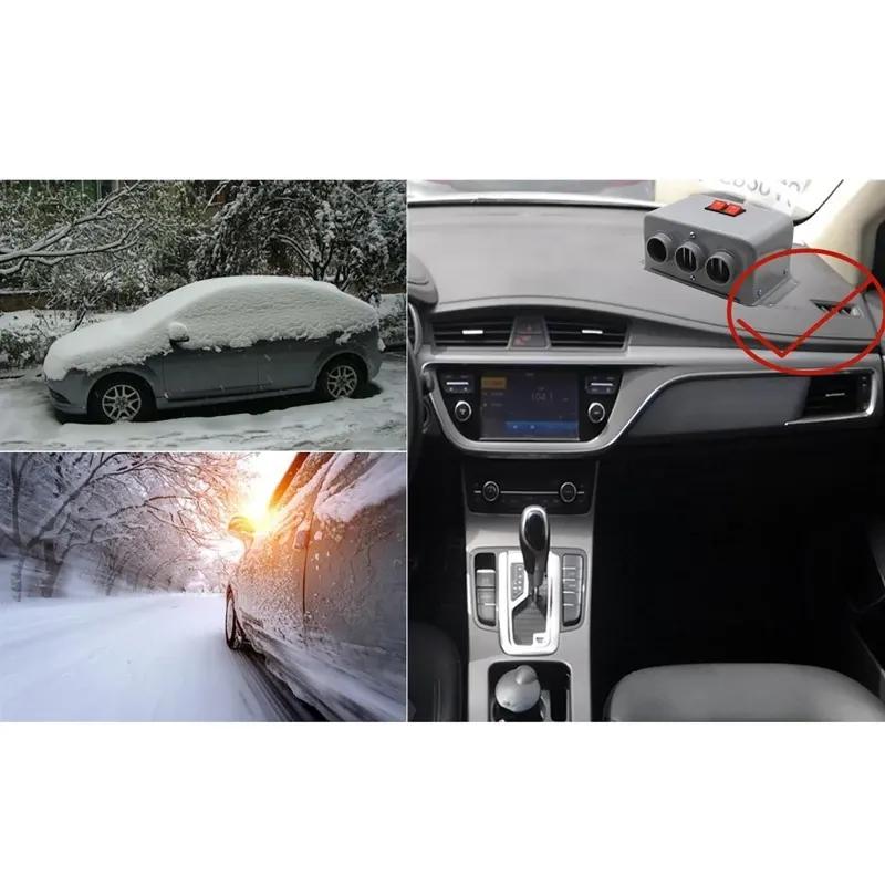 800W Auto Entfroster 12V/24V Auto Luftheizung Winter Schnelle Heizung Wärmer Eis Entfernung Windschutzscheiben Entnebelung Für Wohnmobile LKW Boot