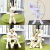 Adorable Corn Rabbit Plush Toy With Soft Short Plush And Pp Cotton Filling 20cm